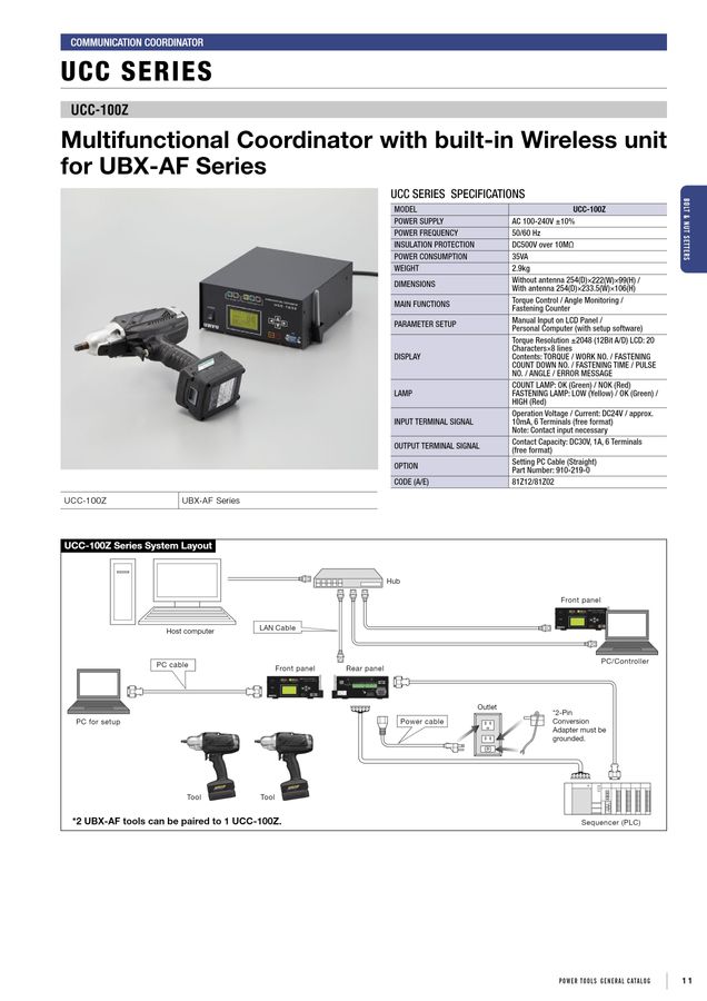 URYU POWER TOOLS GENERAL CATALOG